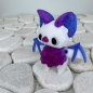 Preview: Pixie Fledermaus Weiß Lila