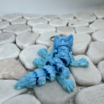 Kleiner Wolf – Wilde Eleganz Blau