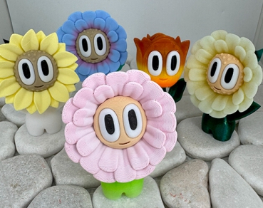 Fröhliche Blumenfreunde