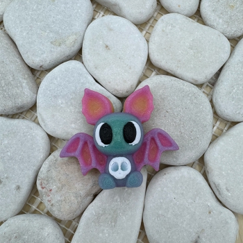 Mini-Fledermaus mit Totenkopf – Leuchtet im Dunkeln