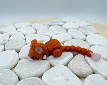 Baby Maus Braum mit beweglichem Schwanz