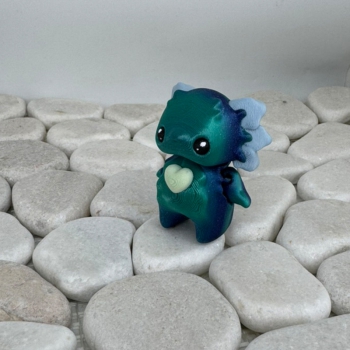 Pixie Axolotl – Hüter der stillen Tiefen Blau