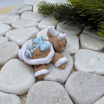 Rentier-Schildkröte – Festlicher Krabbler mit Geweih