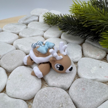 Rentier-Schildkröte – Festlicher Krabbler mit Geweih