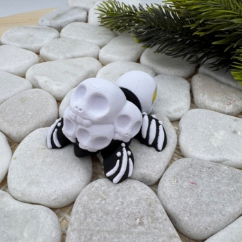 Totenkopf-Schildkröte – Düster niedlich im Halloween-Look