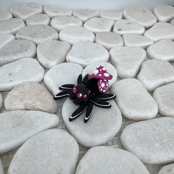 Mini Pilz‑Spinne – Magisch, geheimnisvoll und beweglich