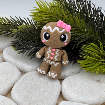 Mini Lebkuchen-Mädchen – Die süßeste Dekoidee für die Weihnachtszeit