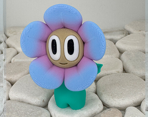 Blume Rosa Blau