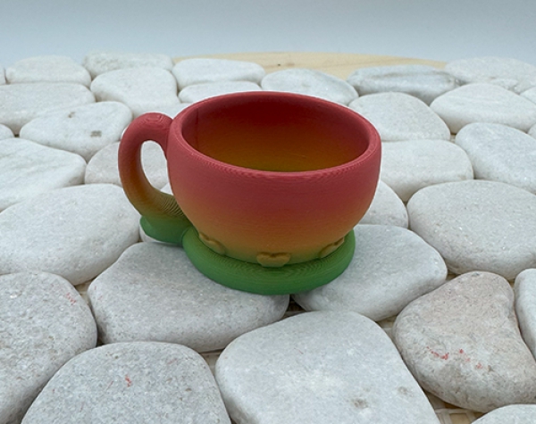 Miniatur-Teeset – Süße Dekoration