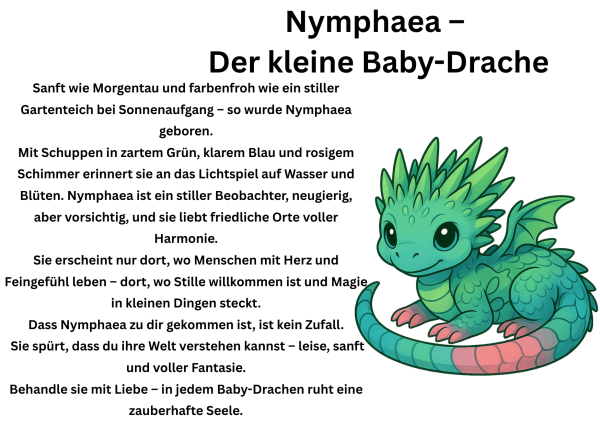 Nymphaea – Zarter Baby-Drache