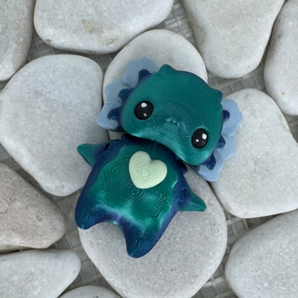 Pixie Axolotl – Hüter der stillen Tiefen Blau