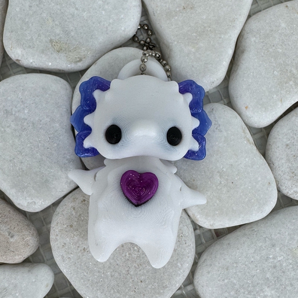 Pixie Axolotl – Anhönger lila