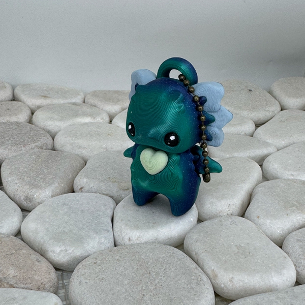 Pixie Axolotl – Anhönger Blau