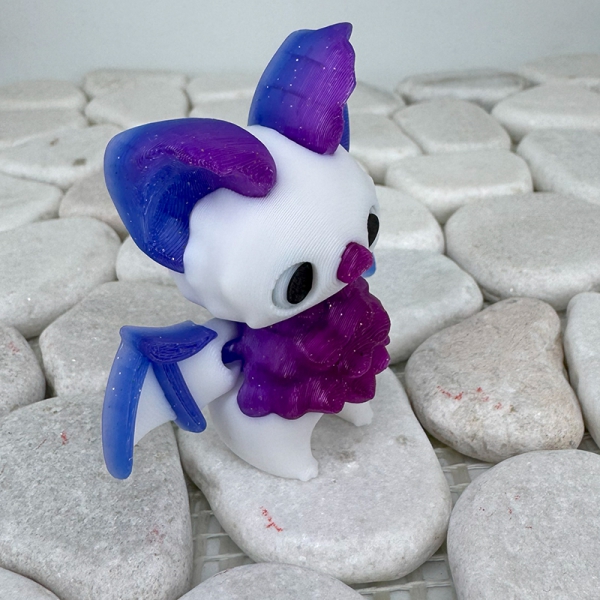 Pixie Fledermaus Weiß Lila