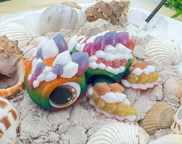 Krsitallschildkröte Regenbogen Nachtleuchtend