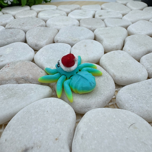 Mini Weihnachts‑Spinne – Fröhlich, festlich und einfach bezaubernd