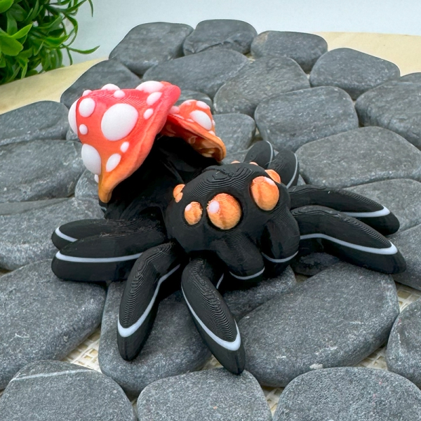 Pilzspinne – Magische Waldästhetik