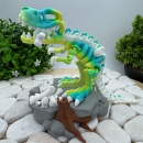 Skelett T‑Rex – Beweglicher Dino in Farbverlauf-Optik