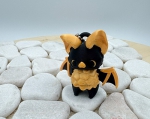 Pixie Fledermaus Anhänger Schwarz